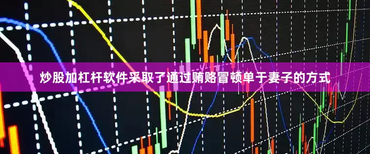 炒股加杠杆软件采取了通过贿赂冒顿单于妻子的方式